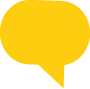 Single speech bubble icon